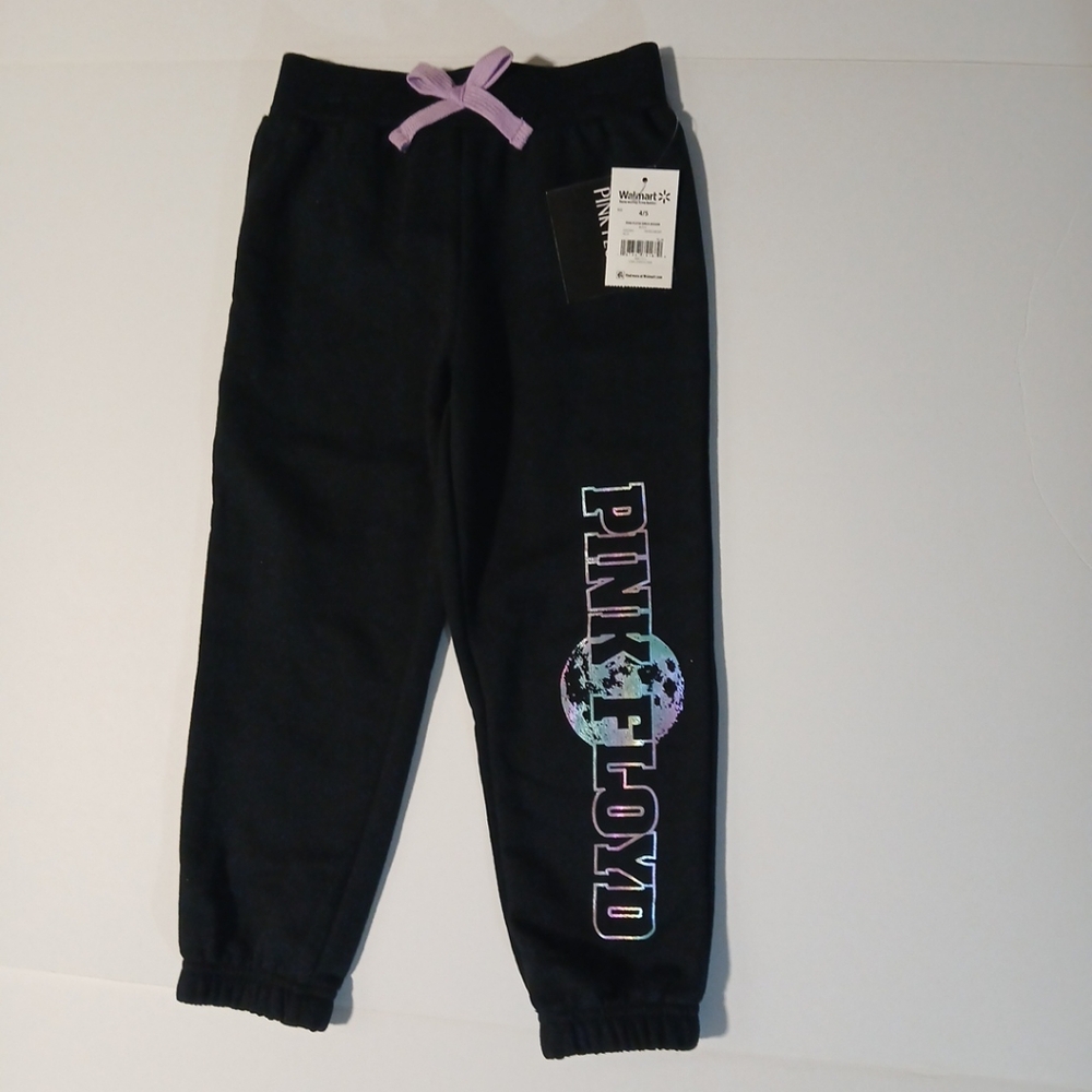 Pink Floyd Girl's joggers pants size 4/5